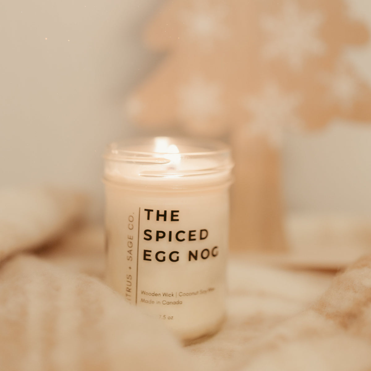 The Spiced Egg Nog Candle. – Citrus + Sage Co.