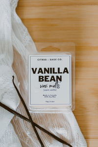 Vanilla Bean Wax Melt.