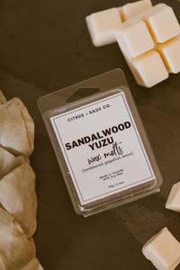 Sandalwood Yuzu Wax Melt.