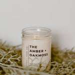 Load image into Gallery viewer, mason jar candle in top of moss
