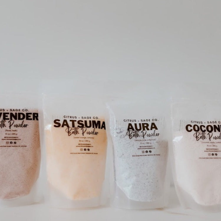 Aura Bath Powder.
