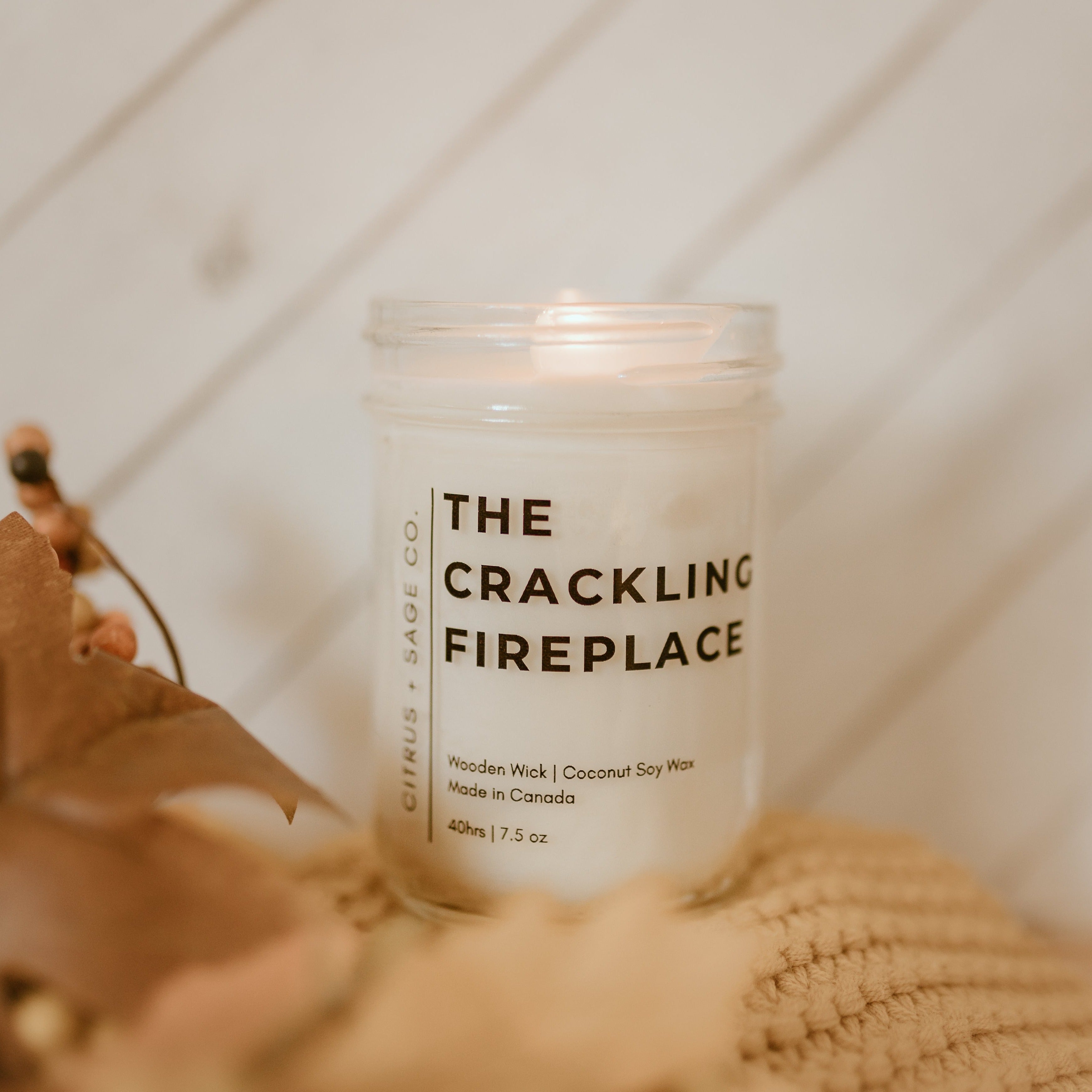 The Crackling Fireplace.